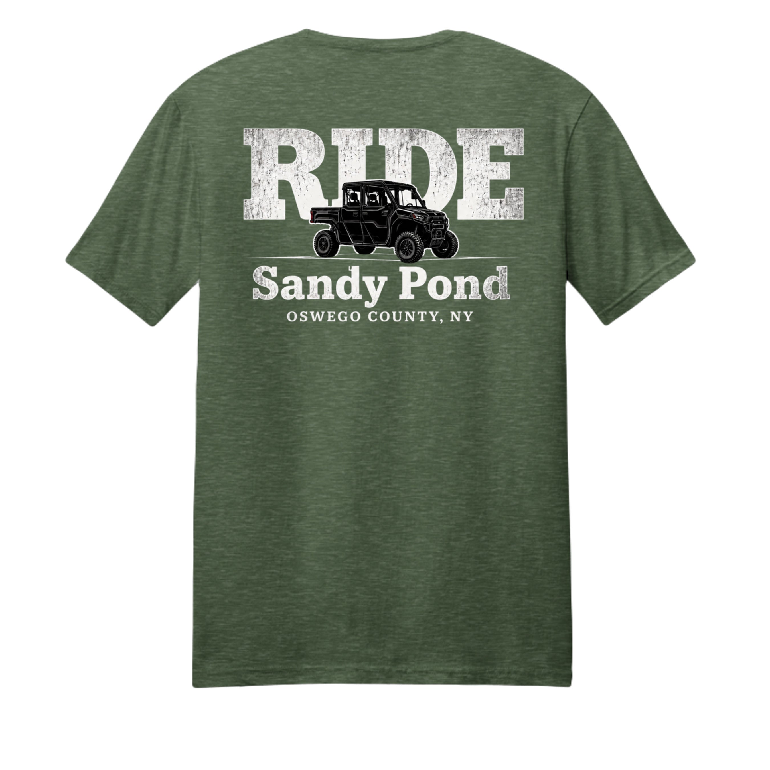 Forest Green Heather - PC455 - BACK