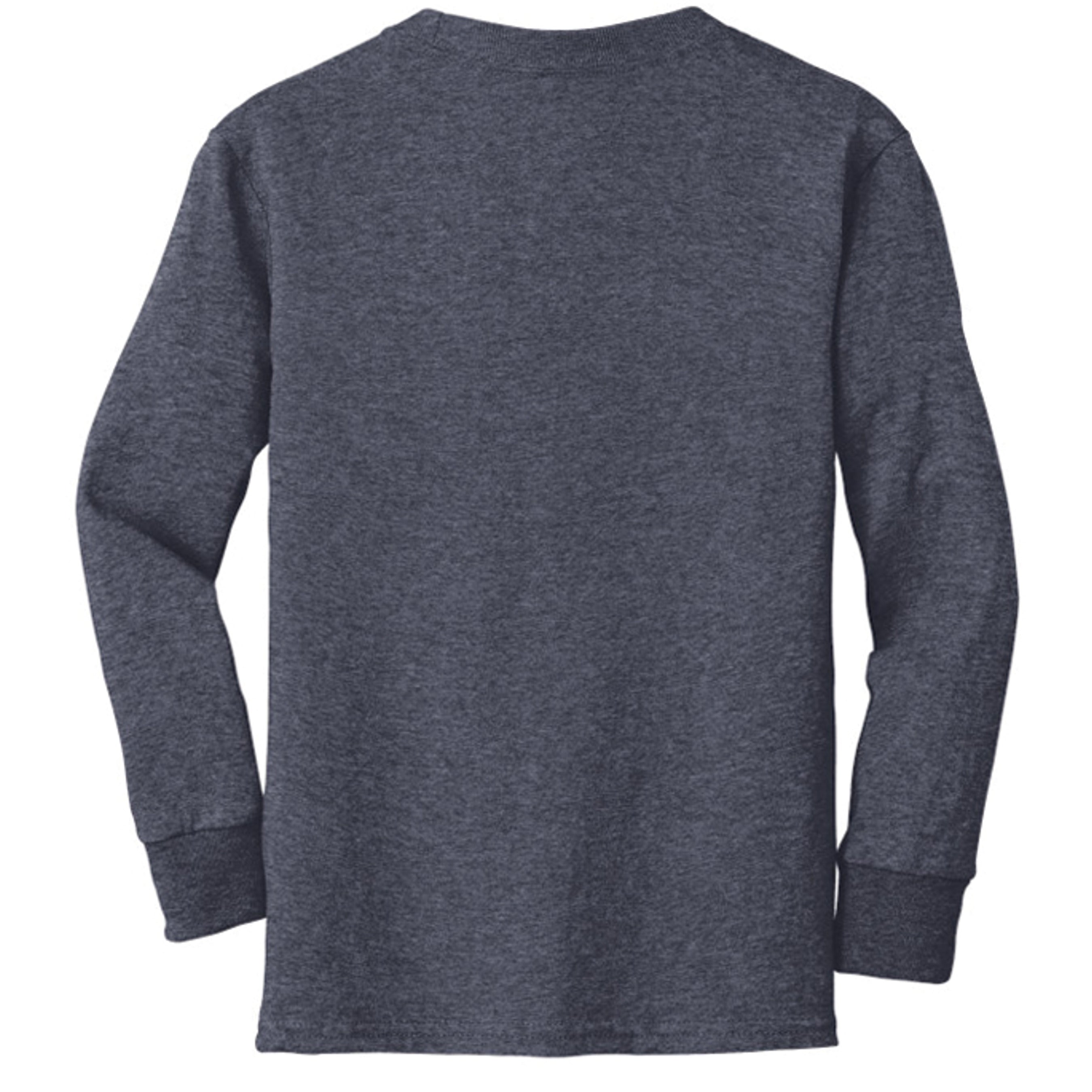 Heather Navy - PC54YLS - BACK