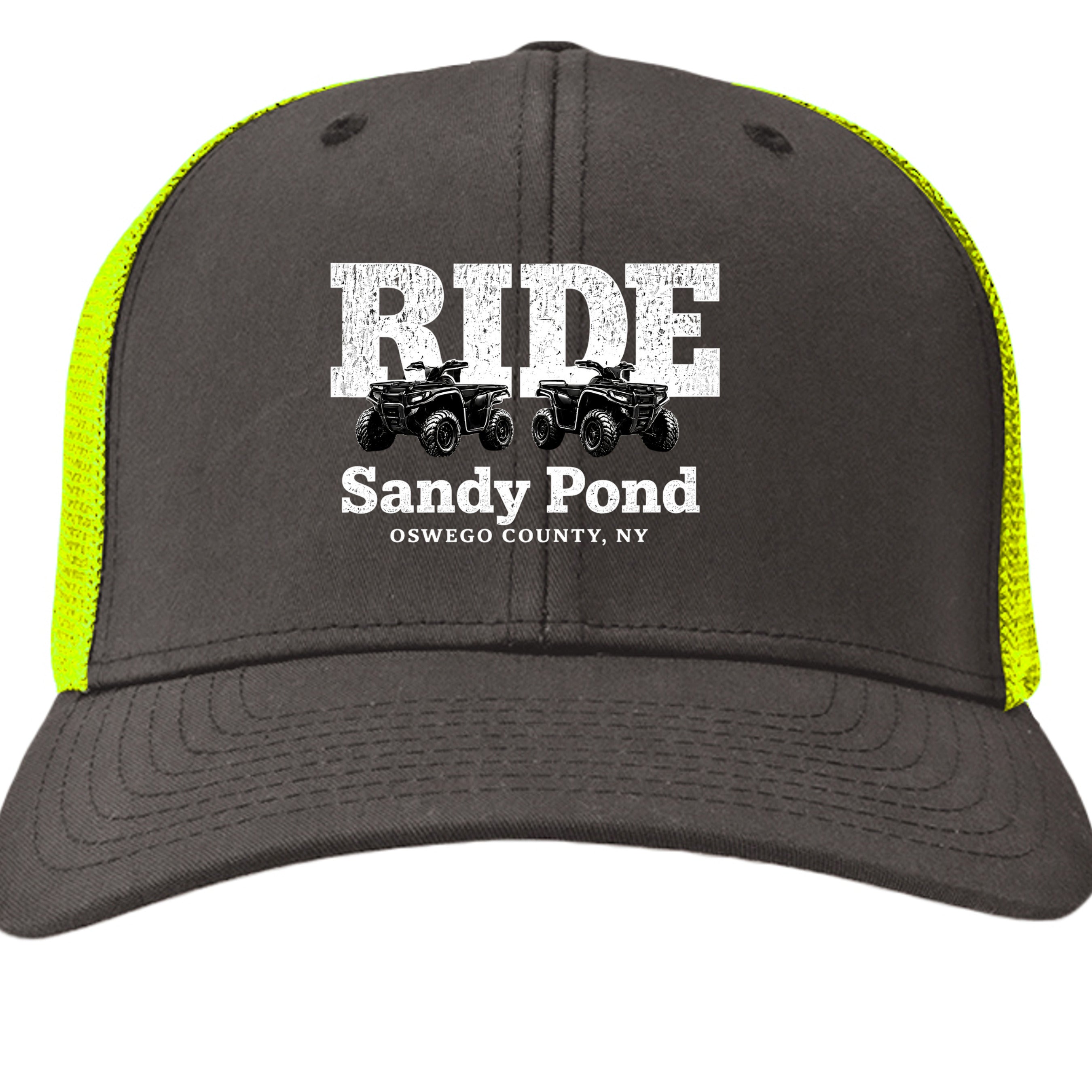Charcoal/ Neon Yellow - 6511 - FRONT