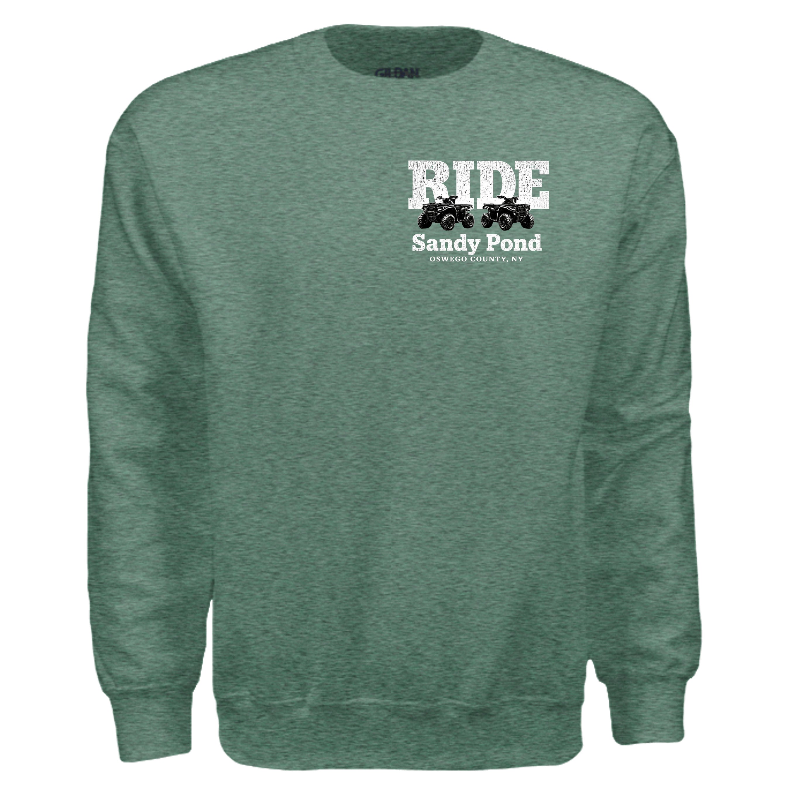 HEATHER SPORT DARK GREEN - G180 - FRONT