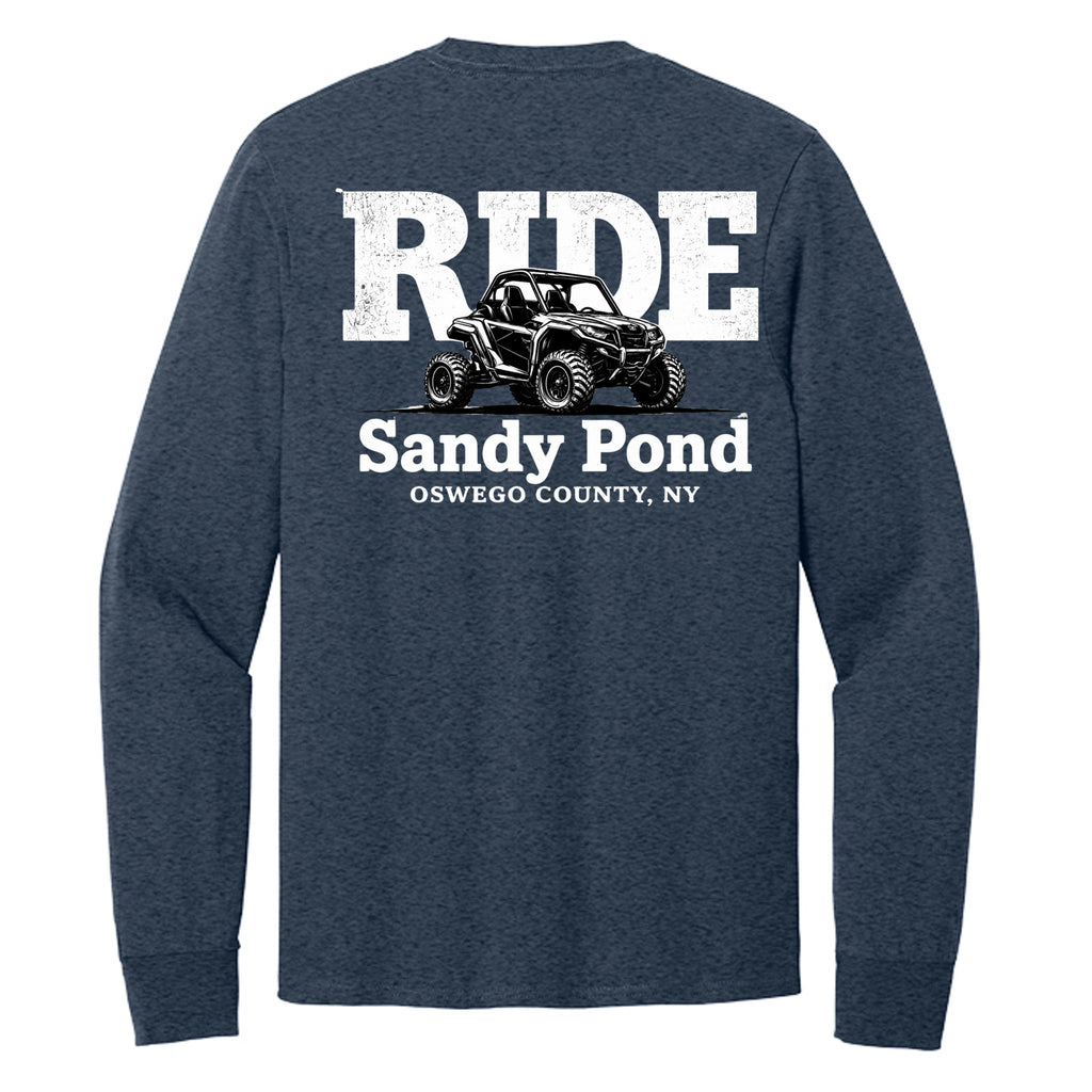 Heather Navy - PC54LS - BACK