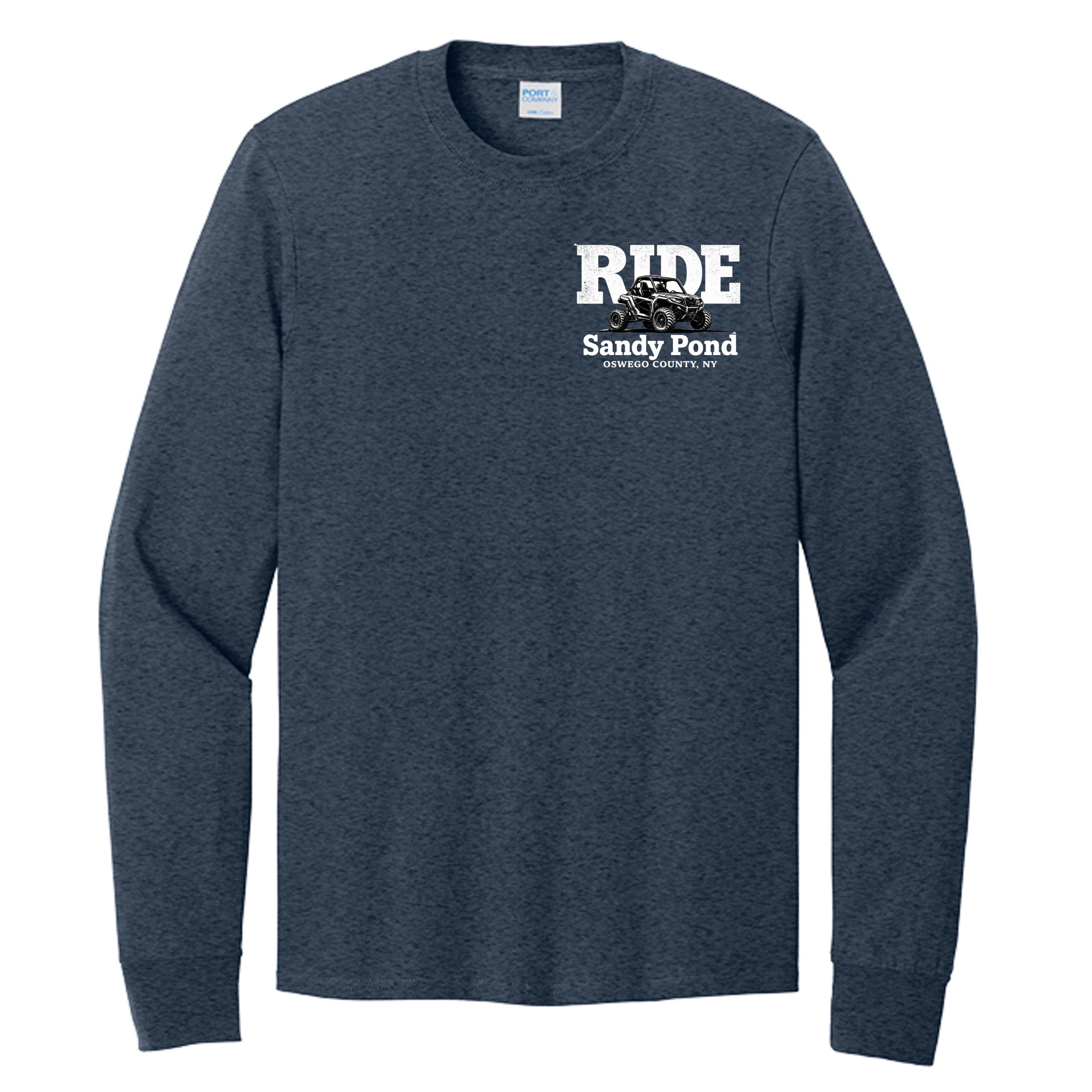 Heather Navy - PC54LS - FRONT