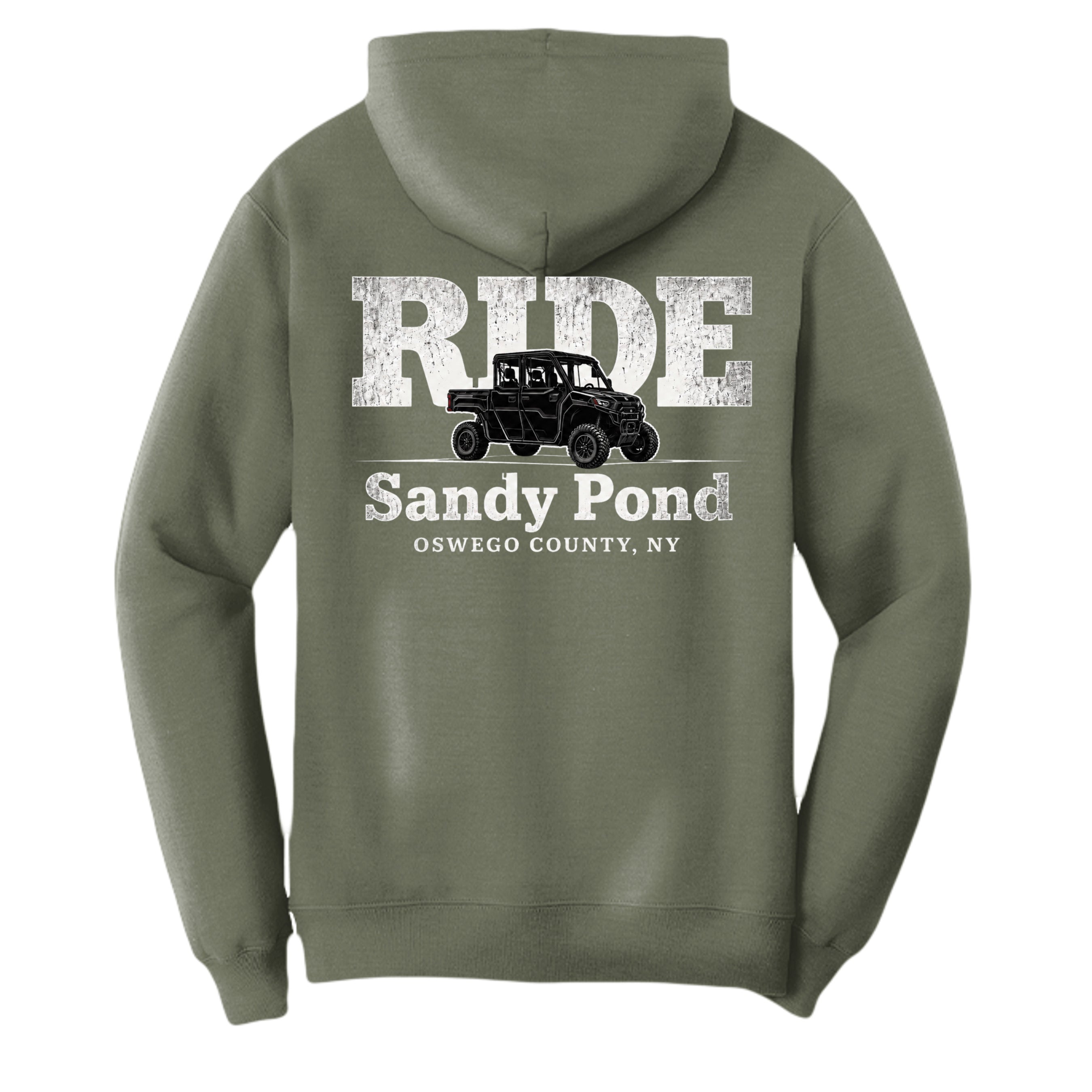 Olive Drab Green Heather - PC78H - BACK