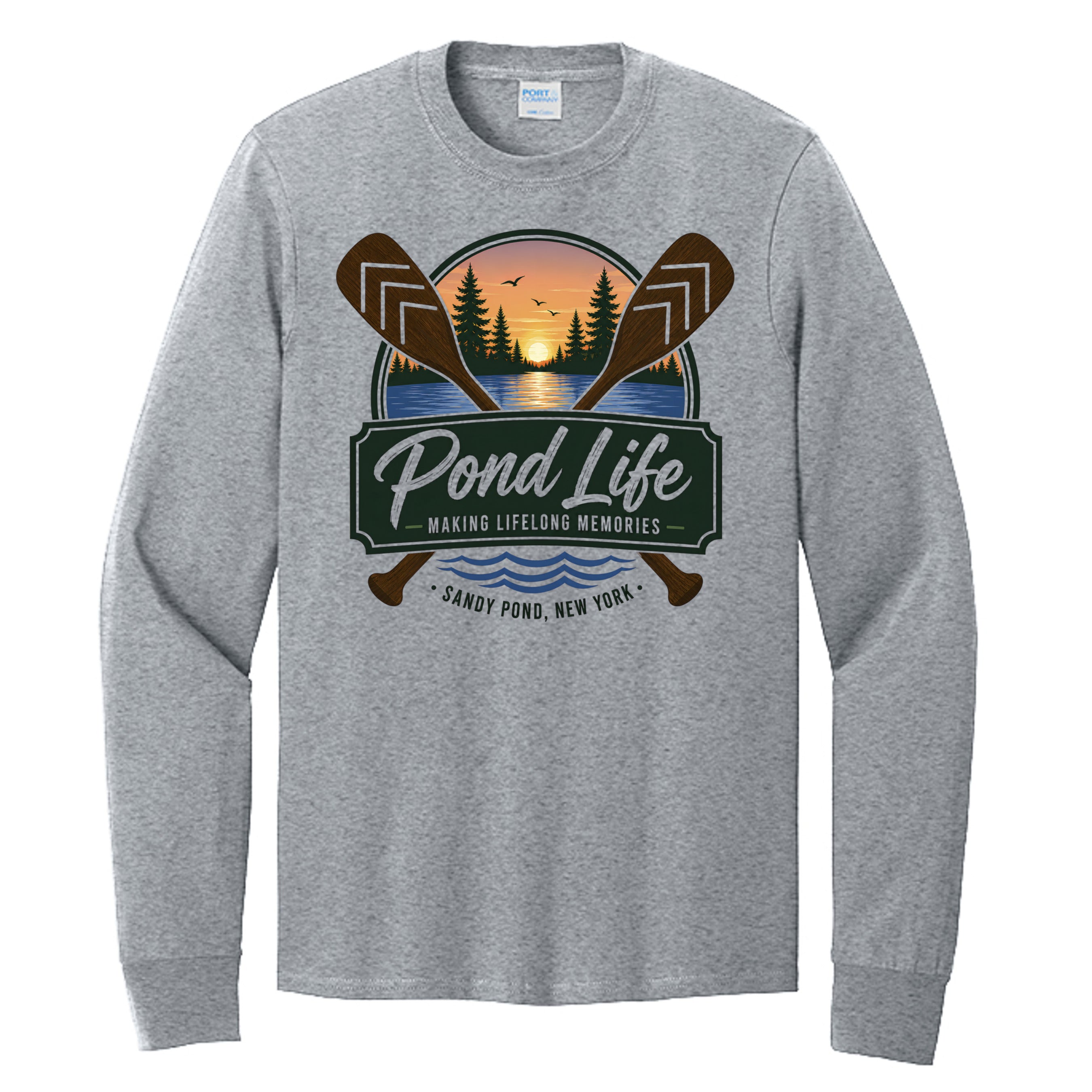 Athletic Heather - PC54LS - FRONT