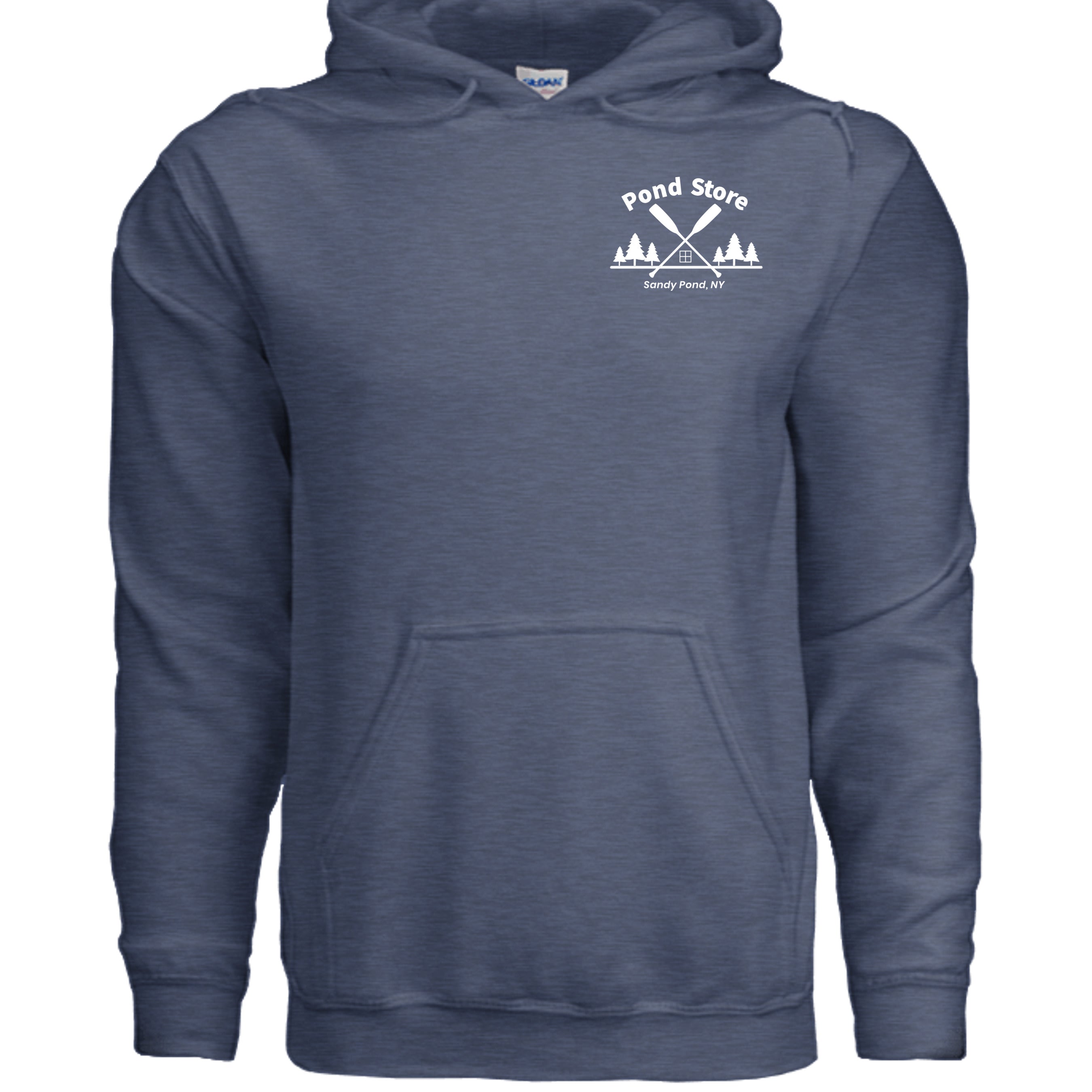 Heather Sport Dark Navy - G185 - FRONT