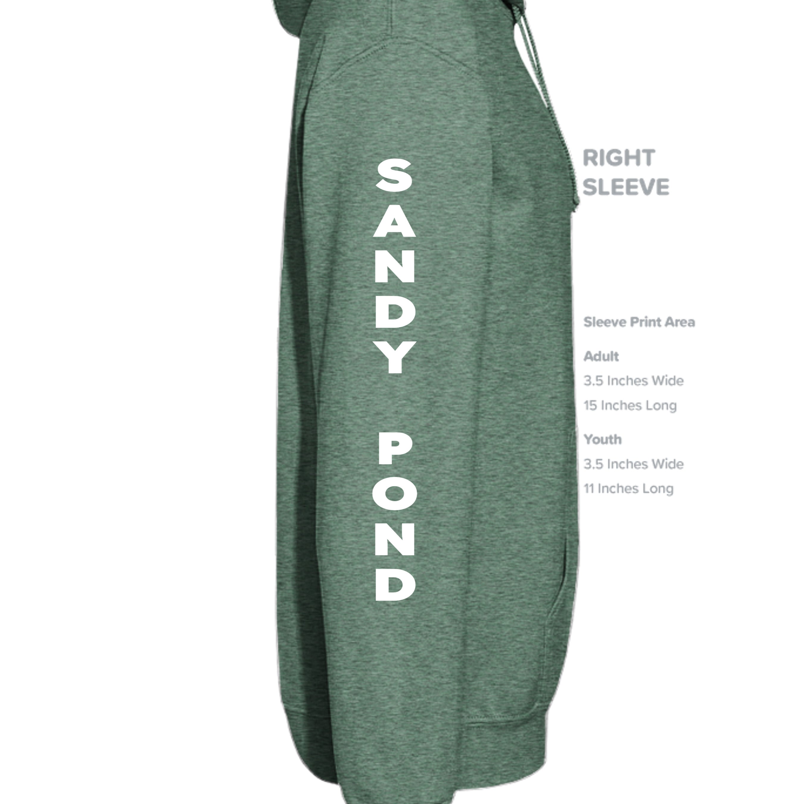 Heather Sport Dark Green - G185 - SLEEVE_RIGHT