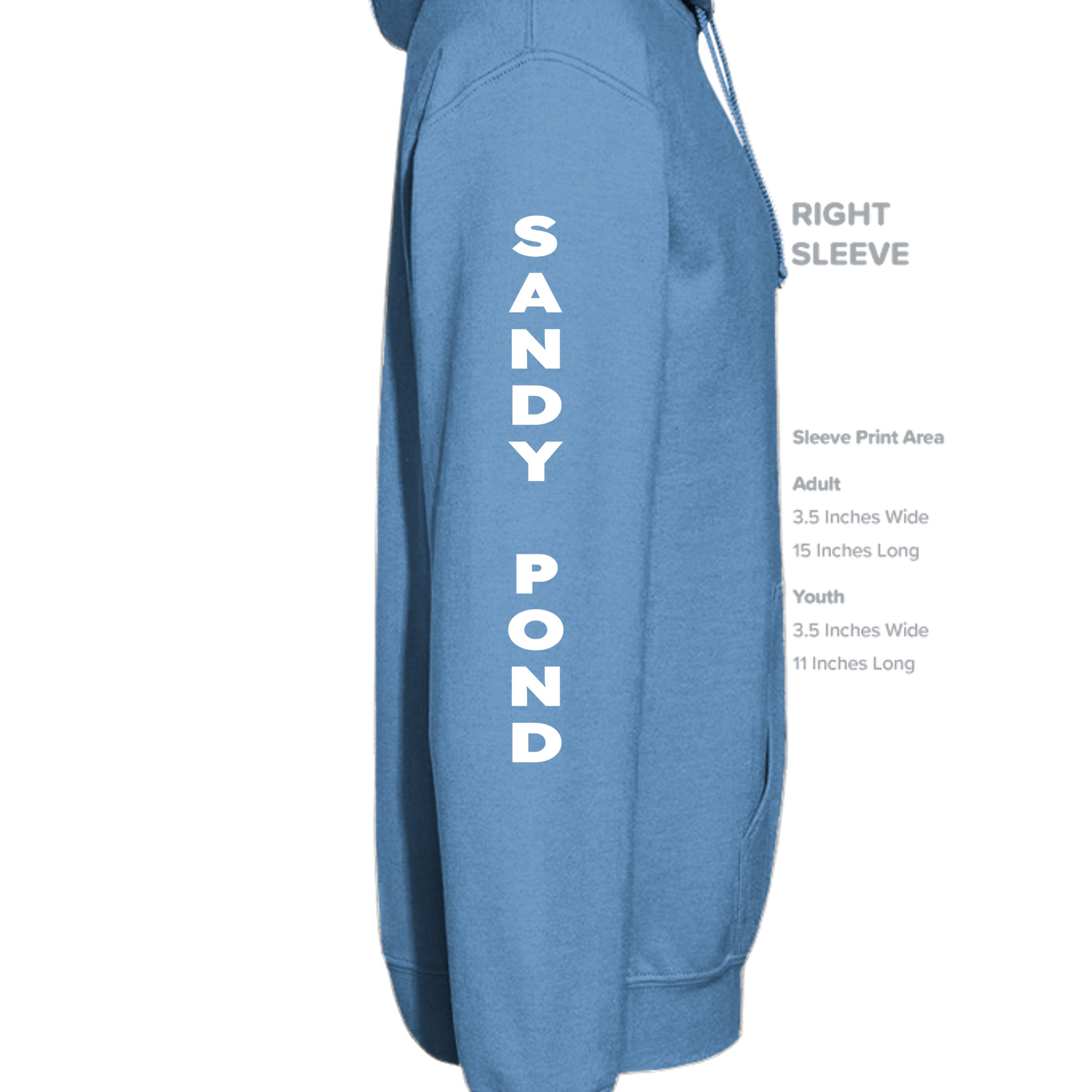 CAROLINA BLUE - G185B - SLEEVE_RIGHT