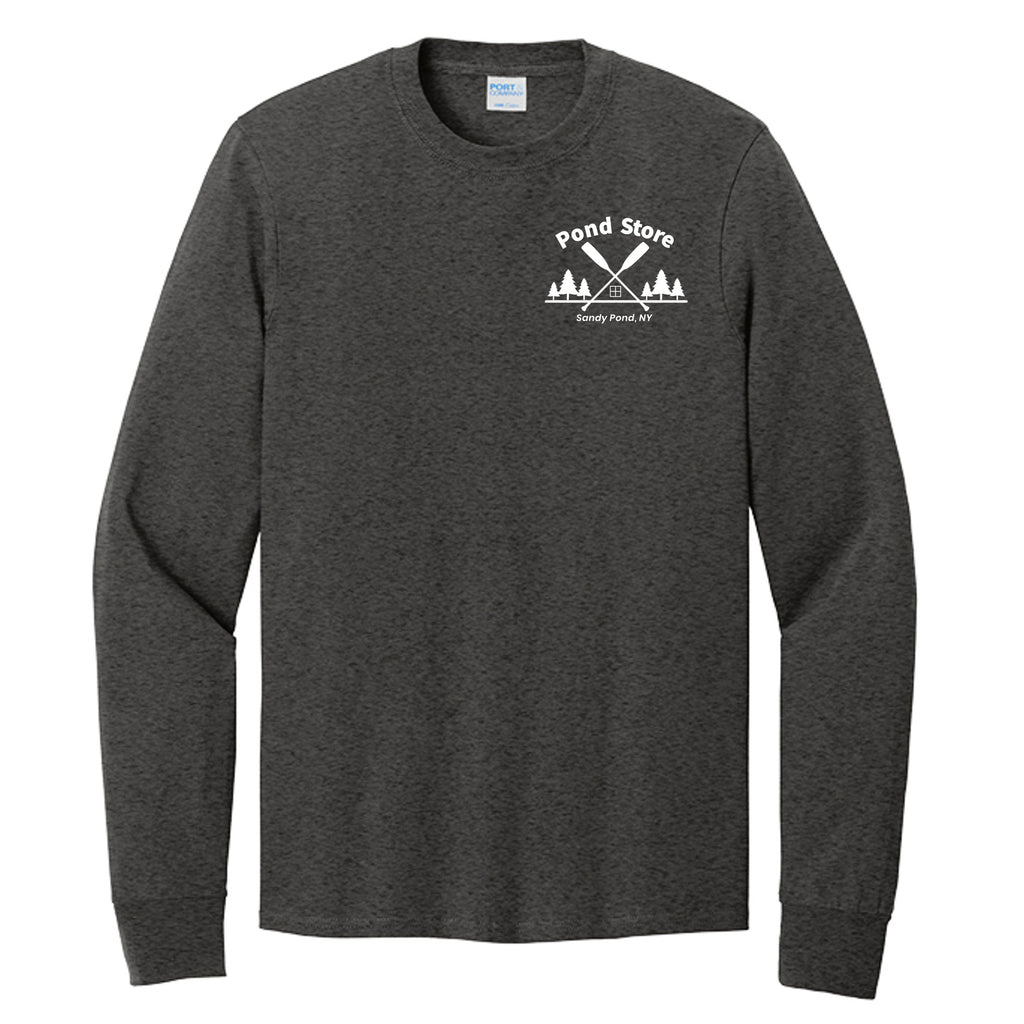 Dark Heather Grey - PC54LS - FRONT