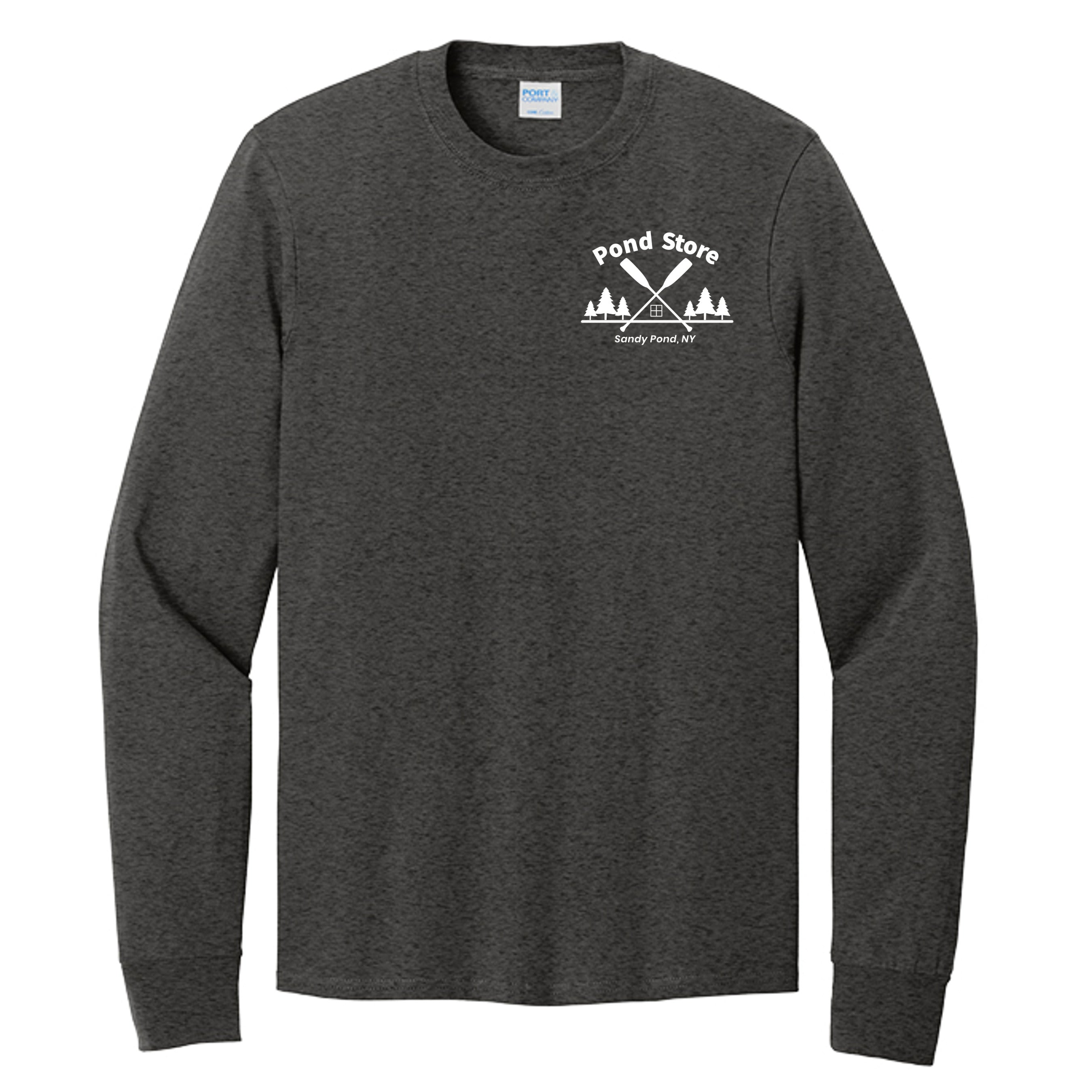 Dark Heather Grey - PC54LS - FRONT