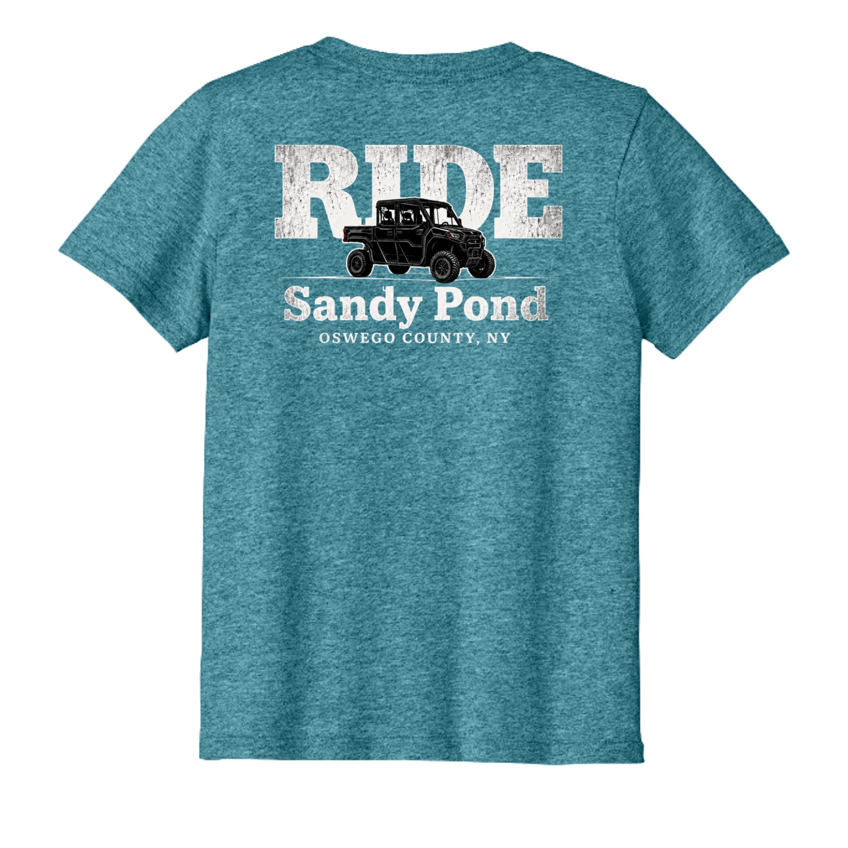 Vivid Teal Heather - PC43Y - BACK