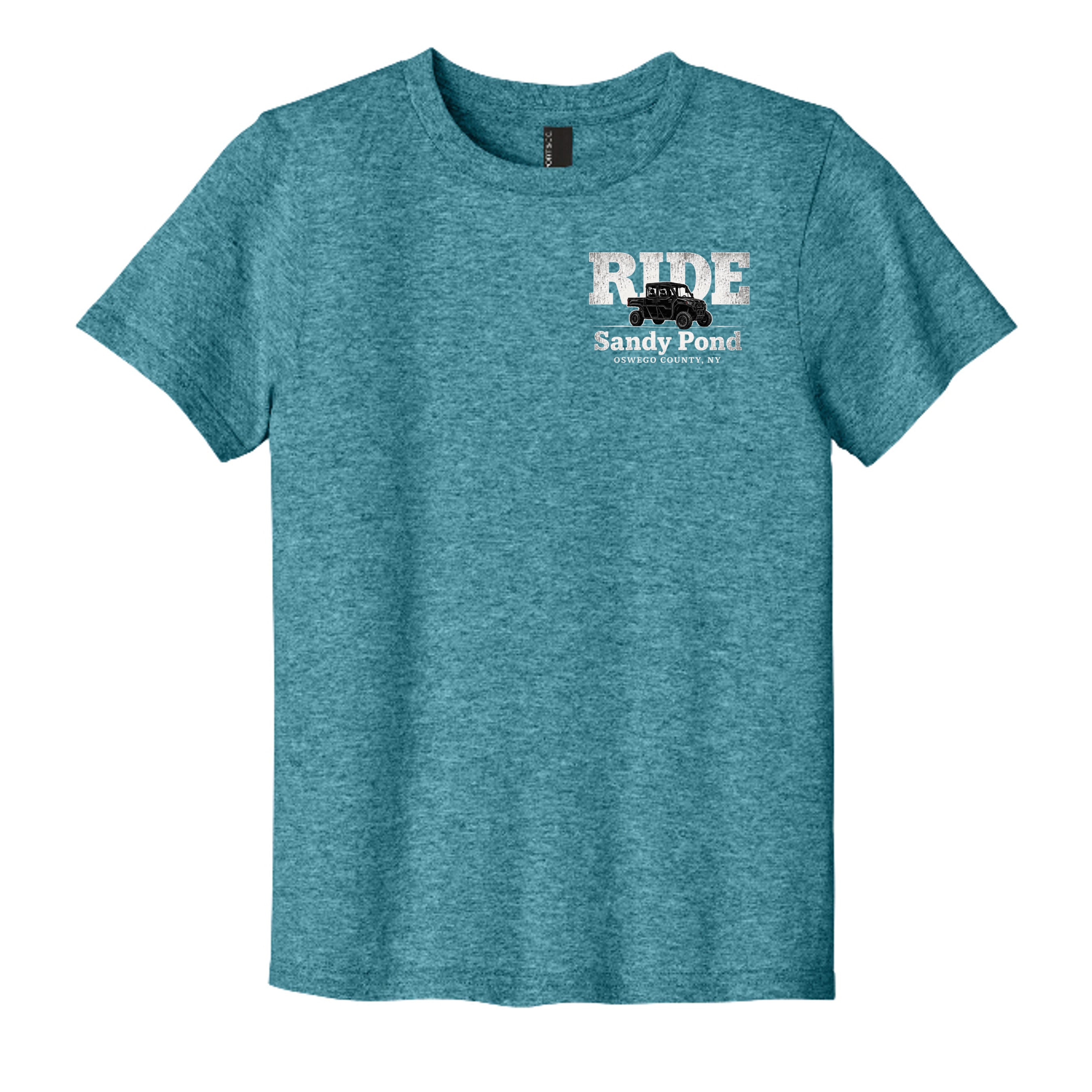 Vivid Teal Heather - PC43Y - FRONT