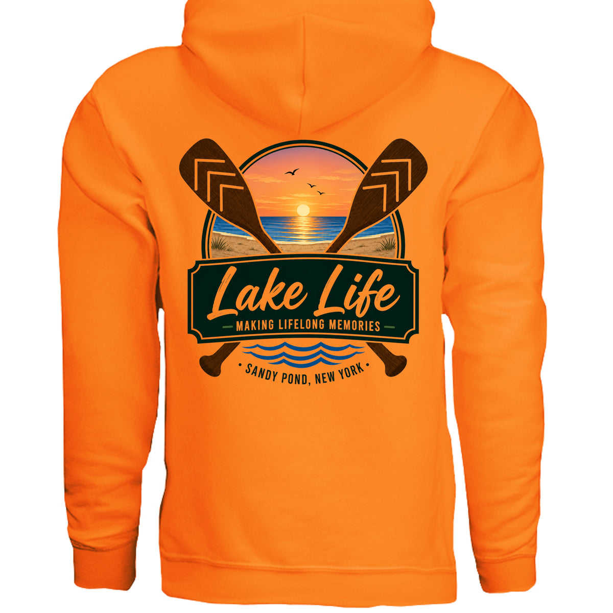 SAFETY ORANGE - G185 - BACK